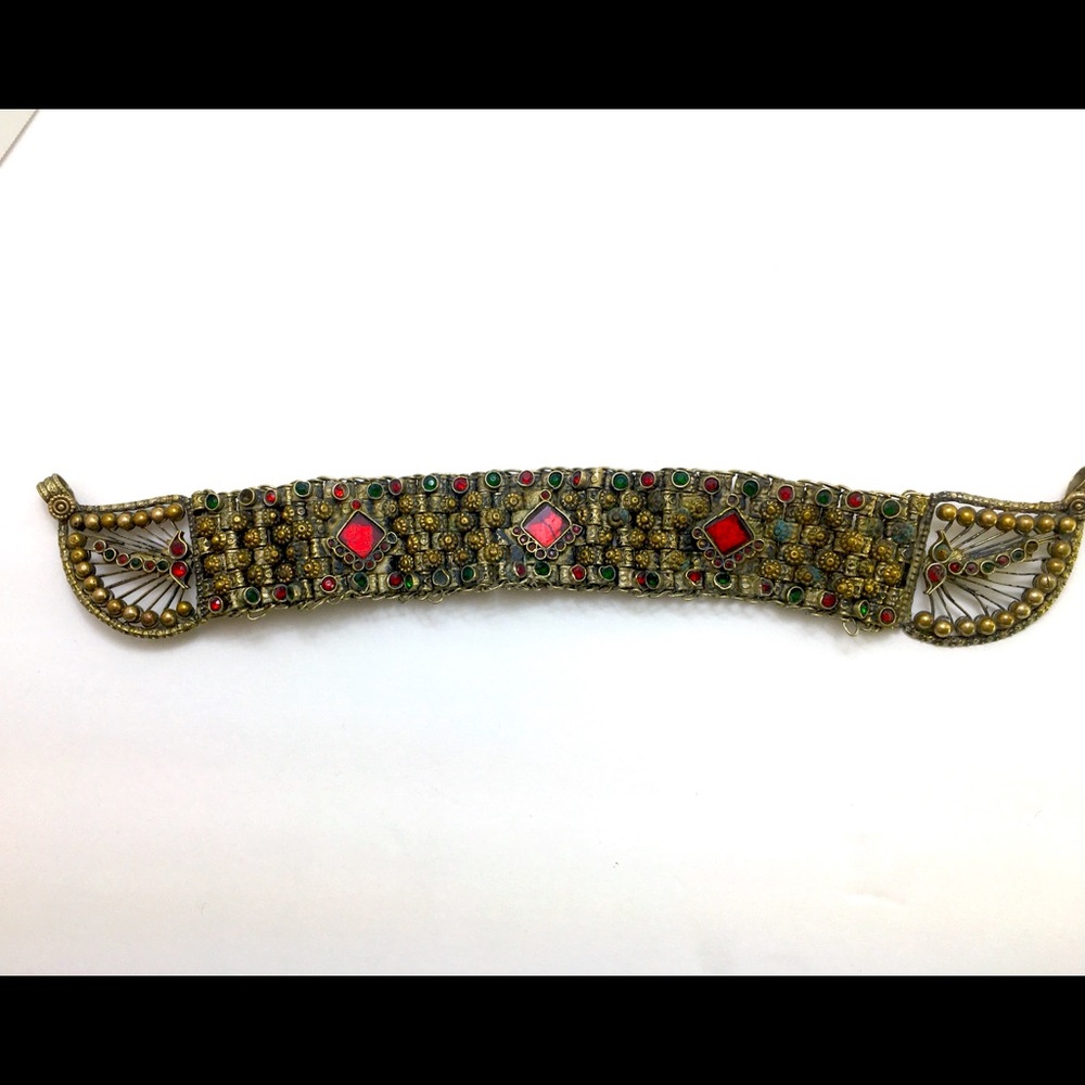Jeweled Vintage Kuchi tribal choker